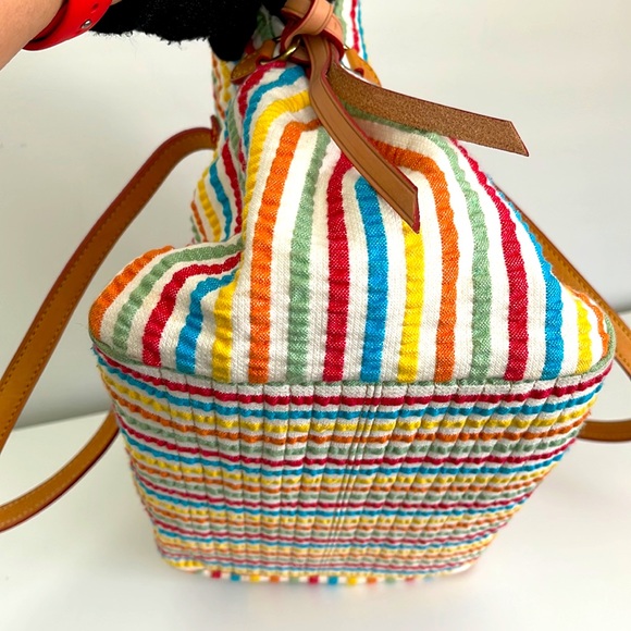 Dooney & Bourke Women Purse in Multi Colored Stripes - Picture 13 of 14